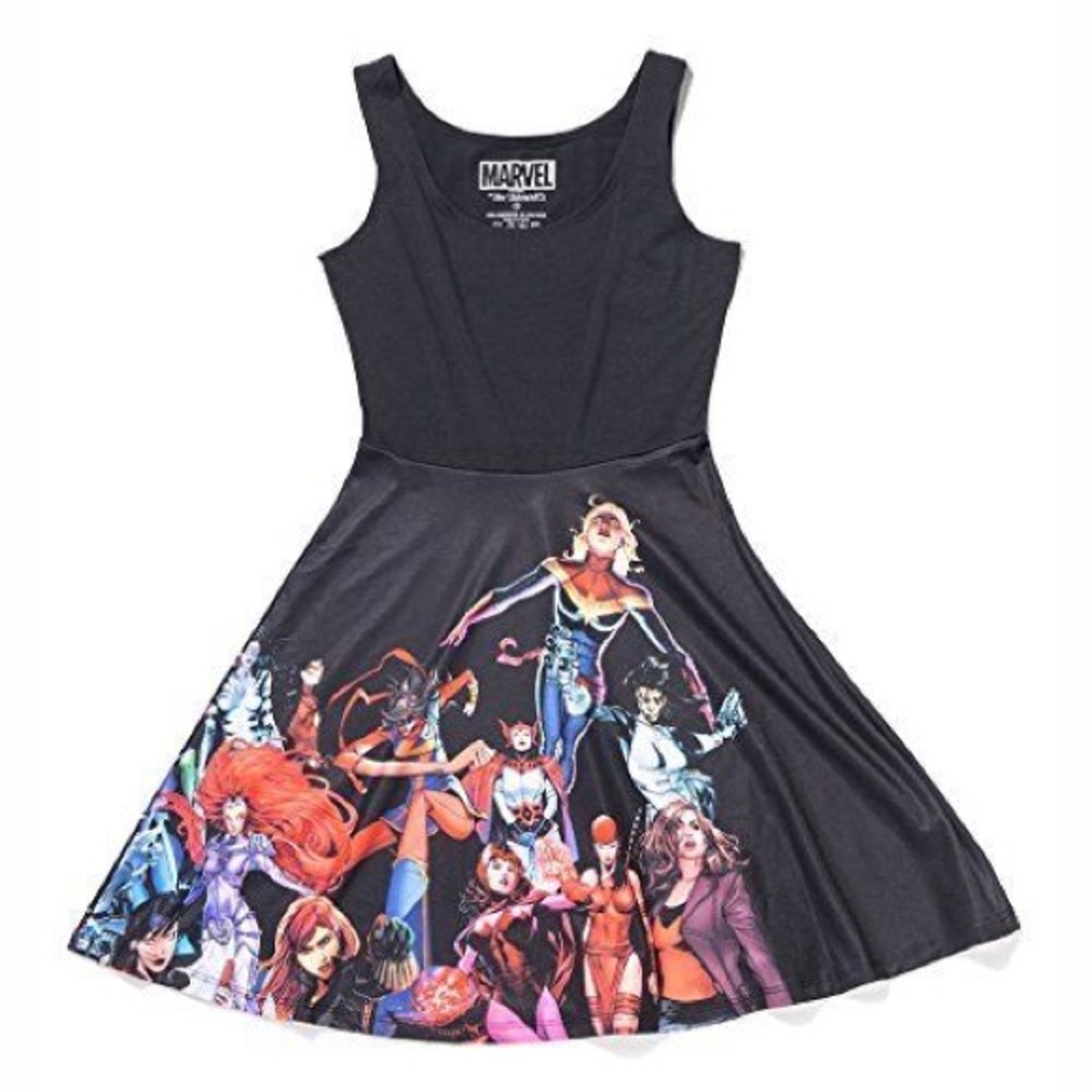 🎉HP🎉 Women of Marvel Superhero Skater Dress M